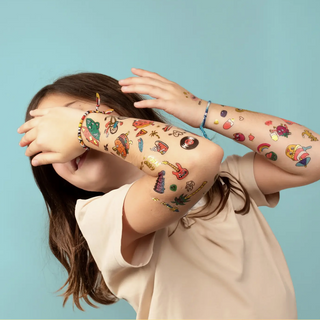 Kids Kawaii Dinosaur Tattoos on DLK