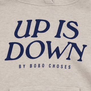 Up Is Down Hooded Sweatshirt Bobo Choses on Design Life Kids