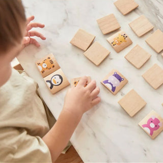 Wooden Animal Memory Game Plan Toys on Design Life Kids