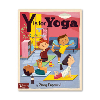 Y is for Yoga Alphabet Board Book on Design Life Kids