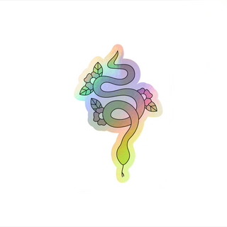 Holographic Snake Sticker Design Life Kids on Design Life Kids