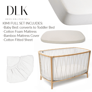 Charlie Crane Kimi Baby Crib and Toddler Bed on Design Life Kids