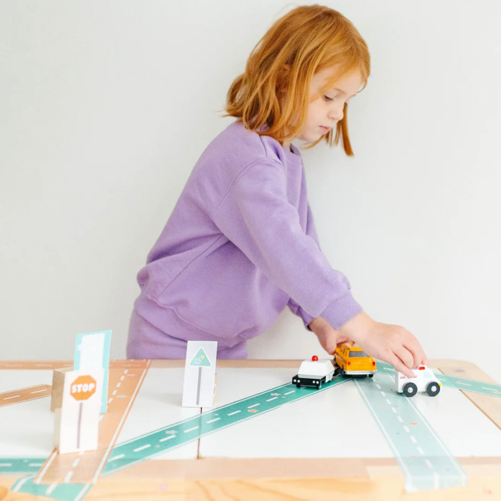 Pastel Colors Play Road Tape for Toy Cars and Imaginative Play on DLK –  Design Life Kids