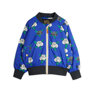 Mini Rodini Roses Baseball Jacket on Design Life Kids