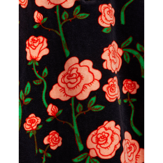 Mini Rodini Kids Roses Velour Dress