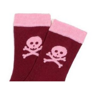 Etiquette-Crossbones Socks on Design Life Kids