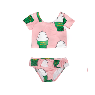 Banana Valentine-Soft Serve Ice Cream Bikini on Design Life Kids