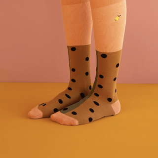 Sticky Lemon-Sprinkles Knee High Socks on Design Life Kids