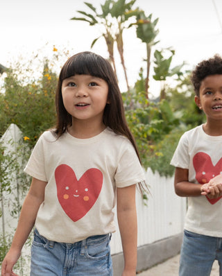 Suzy Ultman Heart Tee Mochi Kids on Design Life Kids