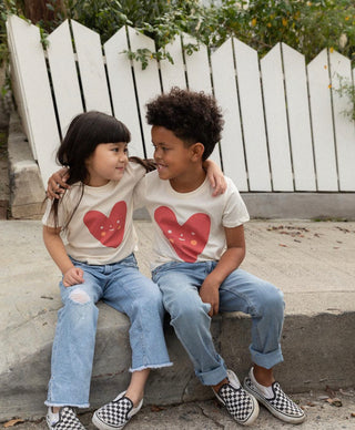 Suzy Ultman Heart Tee Mochi Kids on Design Life Kids