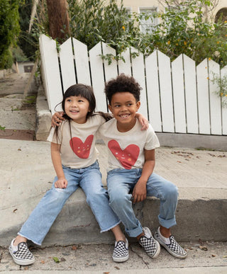 Suzy Ultman Heart Tee Mochi Kids on Design Life Kids