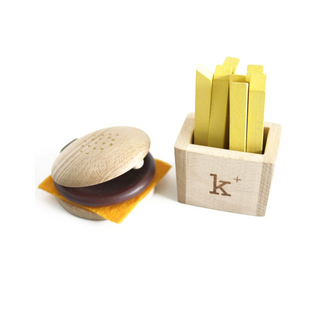 Wooden Burger and Fries Toy on Design Life Kids